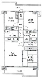 ハイラーク入間の物件間取画像